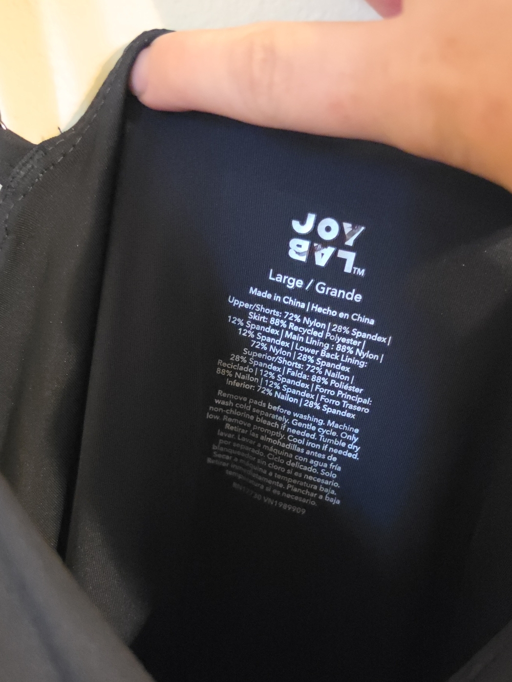 Joy Lab Black Athletic Dress With Shorts. In EUC - Picture 3 of 5